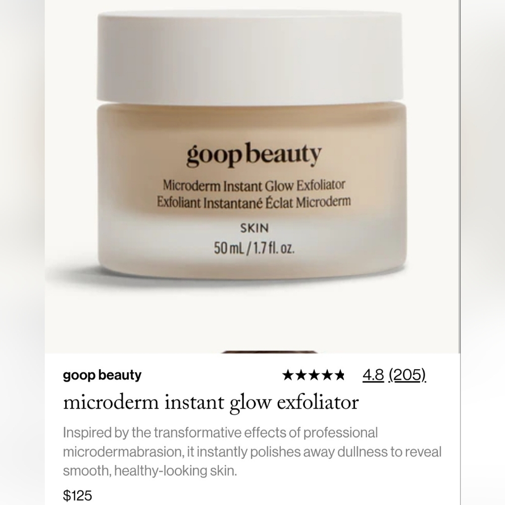 Goop Beauty Microderm Instant Glow Exfoliator - Cream